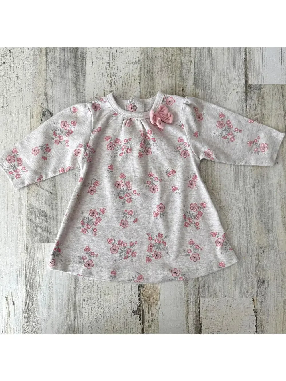 René Rofé Baby 6-9 Months Floral Long Sleeve Dress